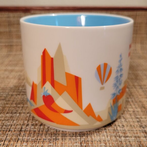 Starbucks New Mexico You Are Here Coffee Tea Mug 14 oz Hot Air Balloons 2017 - Picture 2 of 10